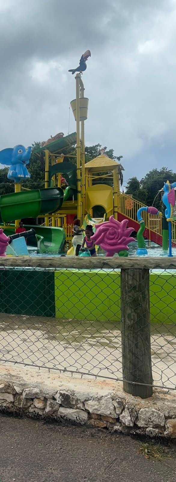 Slides at the JamWest water park