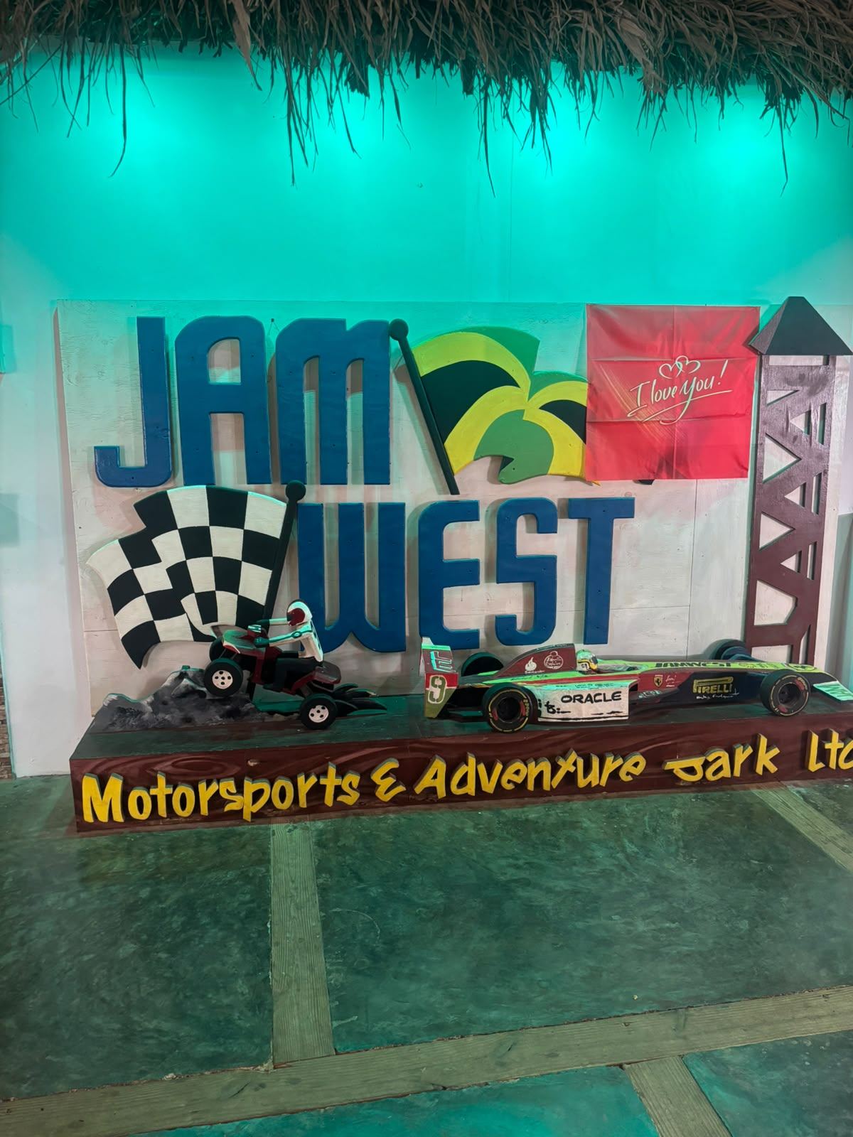 The JamWest entrance sign