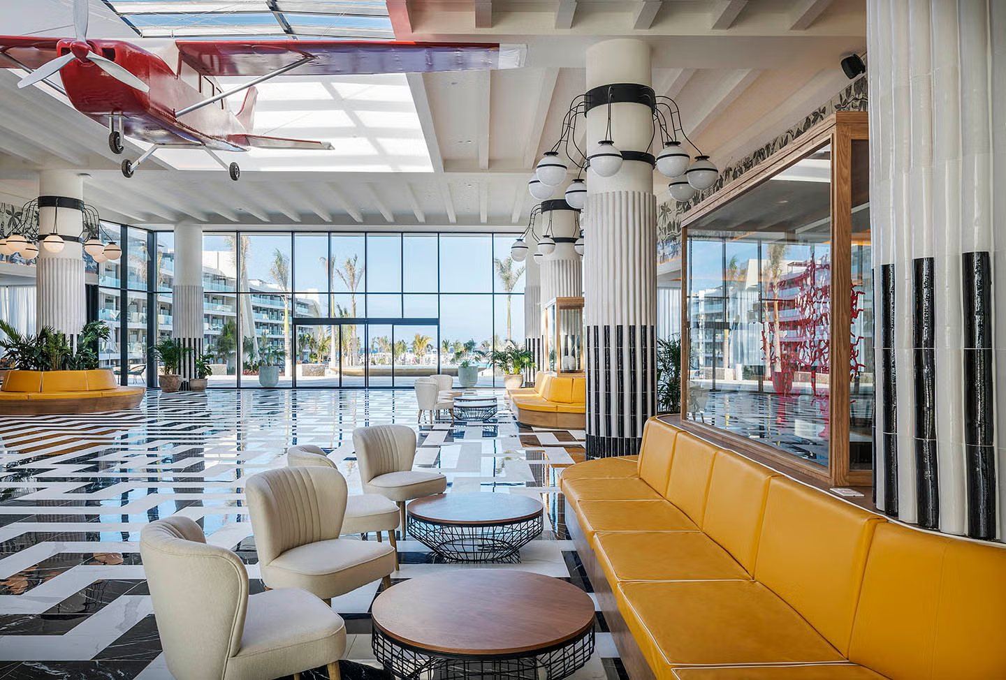 The lobby at Ocean Coral Spring