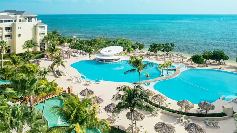 The pool and beach at Iberostar Waves Rose Hall