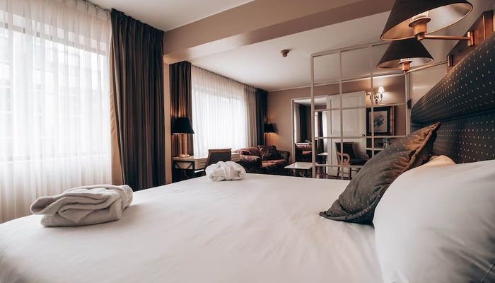 A suite bedroom