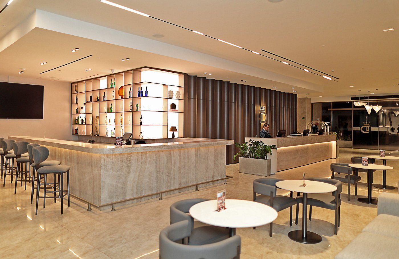 The lobby bar