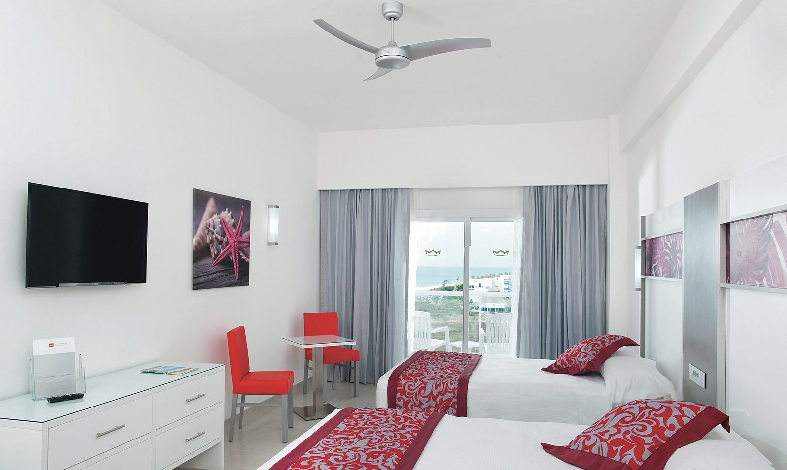 Double Room Ocean View, two beds