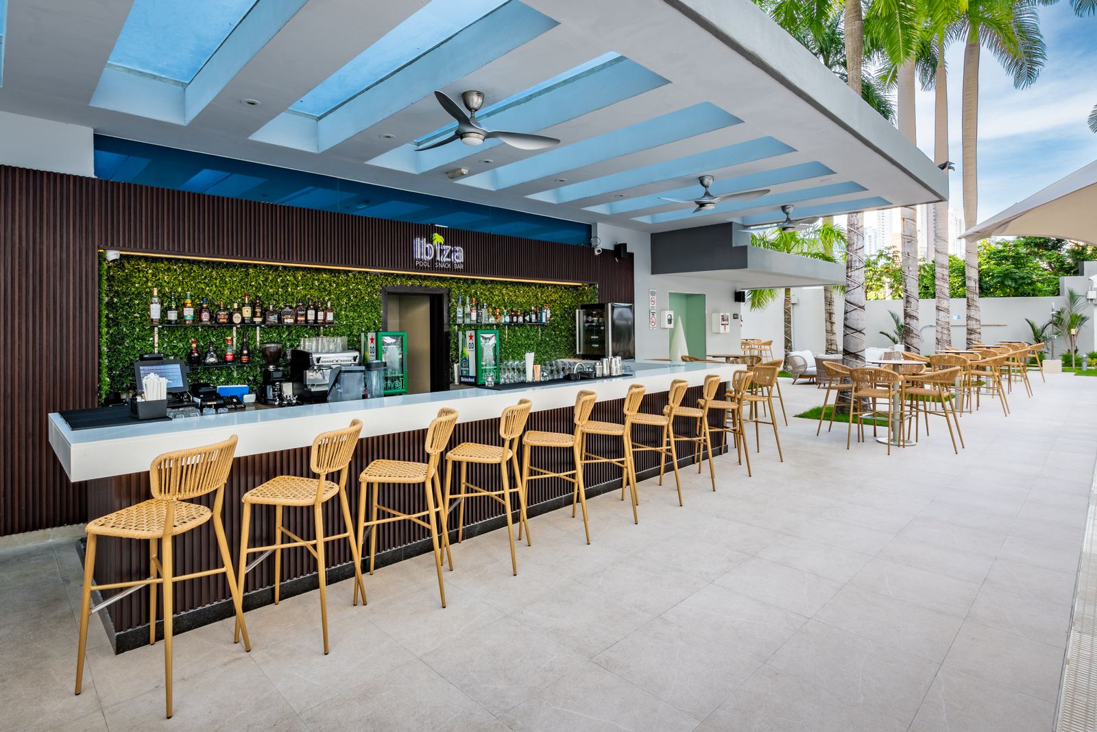 Ibiza, the pool snack bar