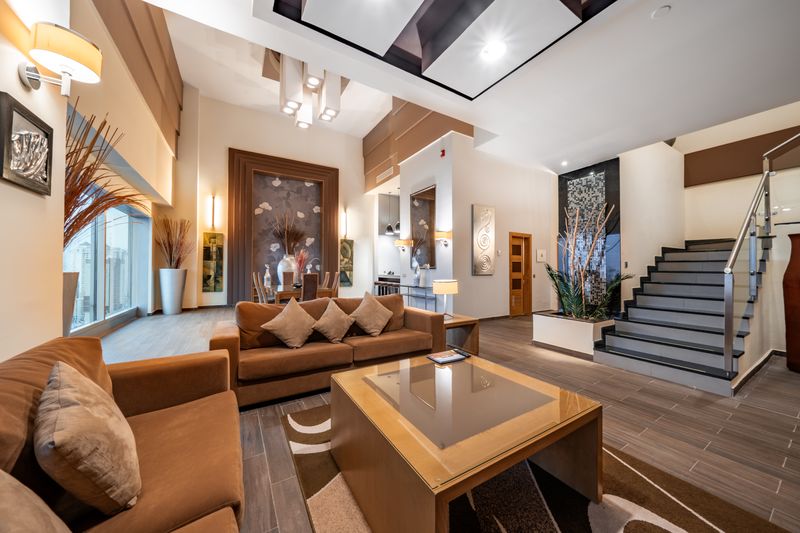 Penthouse living room