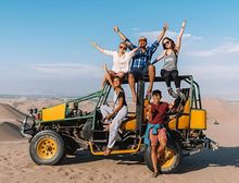 Dune buggies at Huacachina